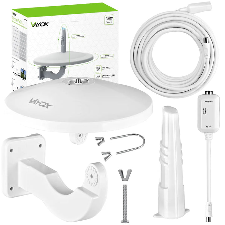 Antena dookólna DVB-T/T2 Digital720 combo biała VA0066 Vayox