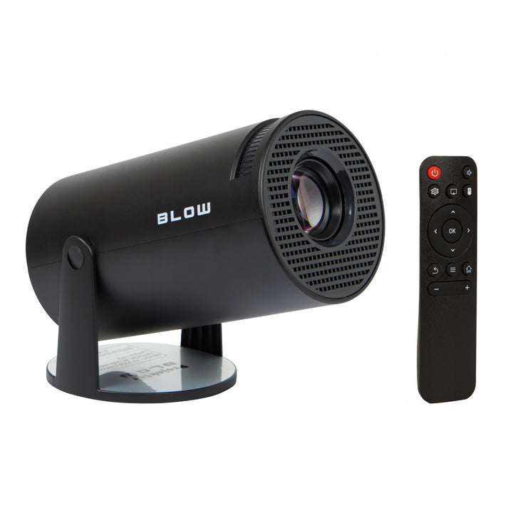 Projektor przenośny Blow, AndroidTV, wbudowany głośnik 3W, rozdzielczość 720p i dekodowanie do 4K, wyraźny i żywy obraz, 79-705#