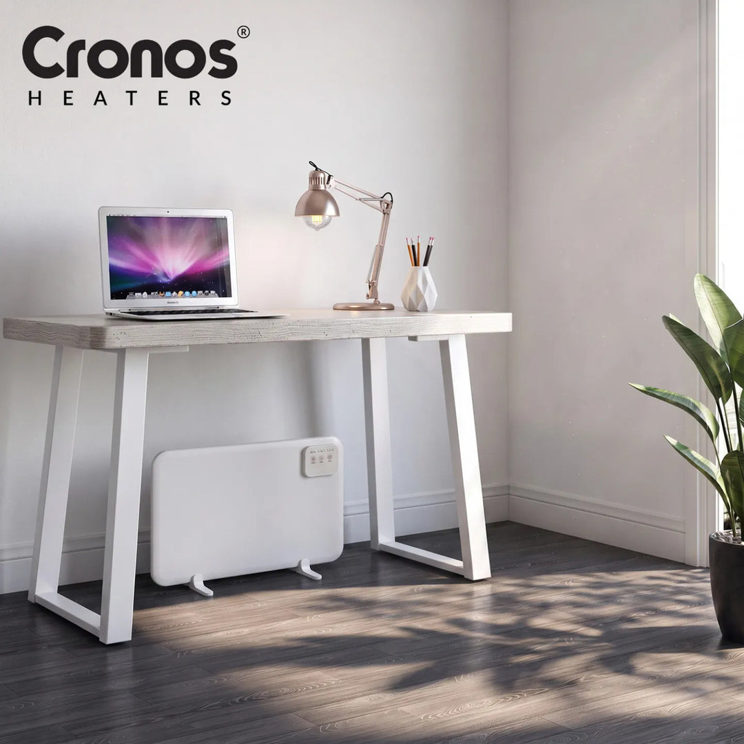 Podbiurkowy panel grzewczy na podczerwień Cronos, moc 120W, timer, 3 poziomy pracy, DCH-150