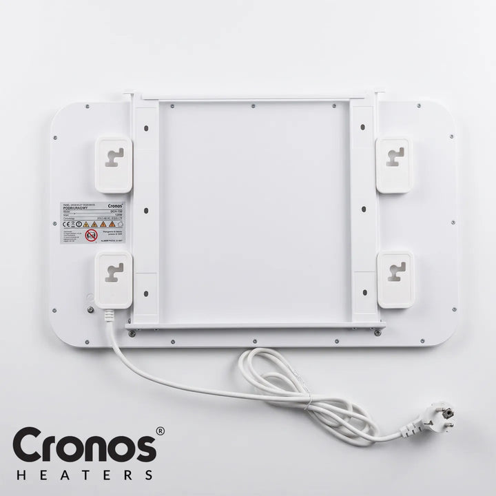 Podbiurkowy panel grzewczy na podczerwień Cronos, moc 120W, timer, 3 poziomy pracy, DCH-150
