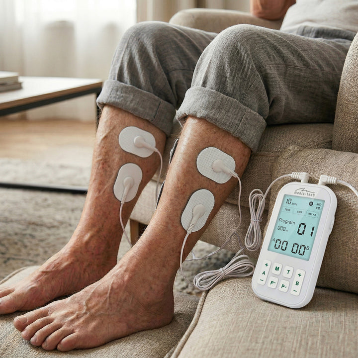 Masażer i elektrostymulator mięśni, Tens/EMS, stymulacja 3w1, Mediatech, MT6543