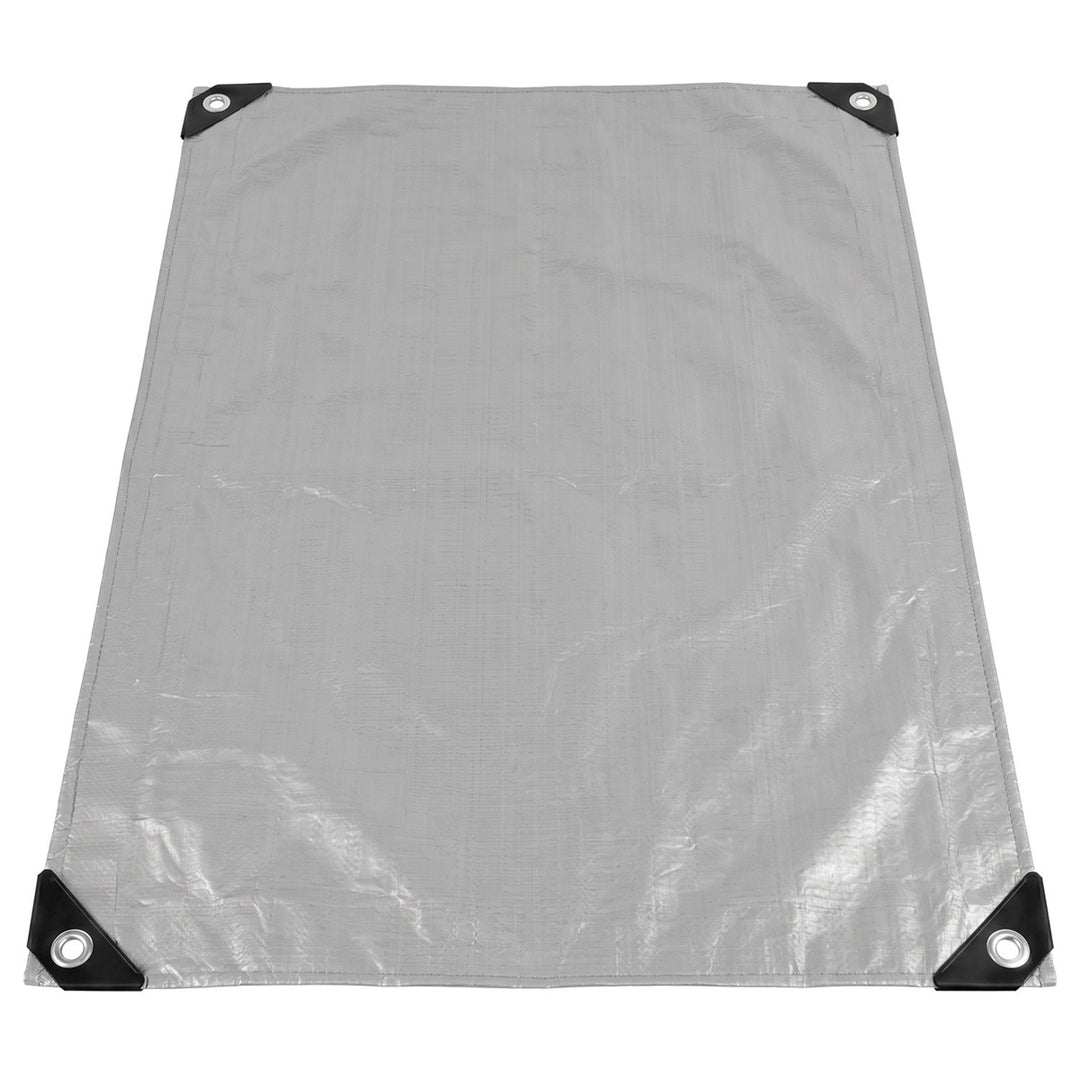 Plandeka srebrna 120g 4x6m VA0476, wodoodporna, Vayox