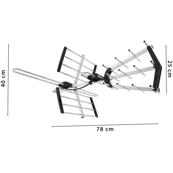 Antena kierunkowa DVB-T/T2 VA900 COMBO filtr LTE, aluminiowa, Vayox