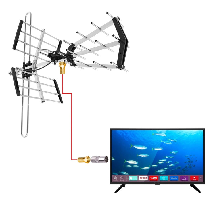 Antena kierunkowa DVB-T/T2 VA900 COMBO filtr LTE, aluminiowa, Vayox