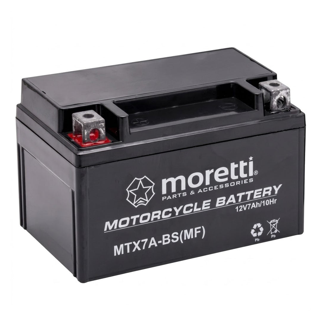 Akumulator Moretti, 12V, 7Ah, AGM (Gel), prąd rozruchowy 90A, AKUYTX7A-BSXMOR000