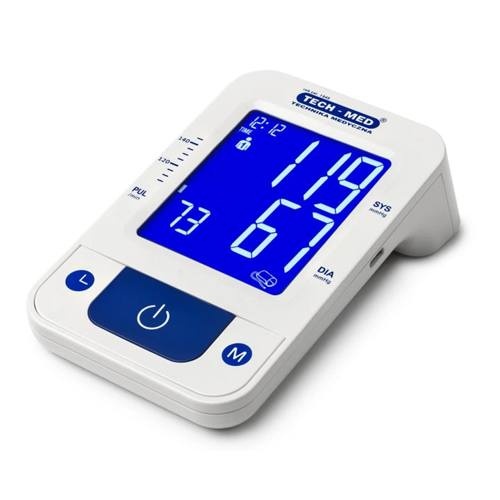 Ciśnieniomierz elektroniczny, funkcja głosowa, mankiet 22–42 cm, wskaźnik IHB, TMA-CONTROL3, Techmed