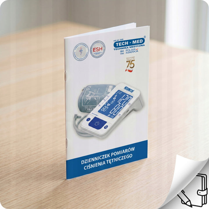 Ciśnieniomierz elektroniczny, funkcja głosowa, mankiet 22–42 cm, wskaźnik IHB, TMA-CONTROL3, Techmed