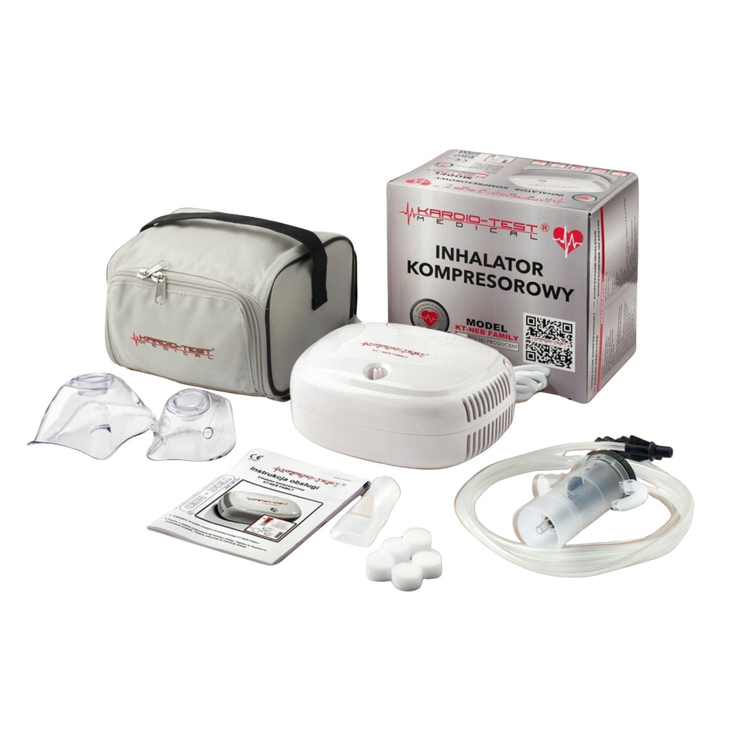 Inhalator kompresowy, 2 maseczki, KT-NEB FAMILY, Techmed