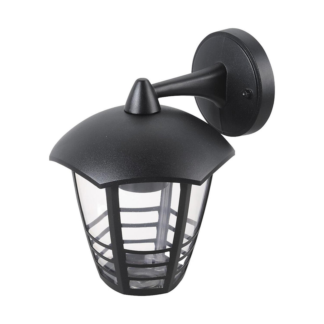 Lampa ścienna Rabalux, zewnętrzna, IP44, E27, max 60W, czarna, Marseille, 4 sztuki