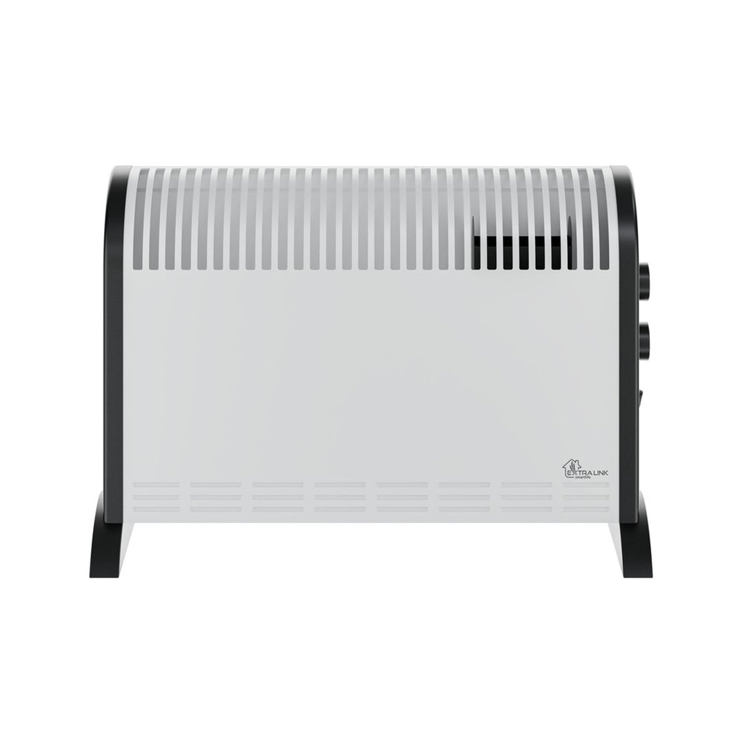 Grzejnik elektryczny konwektorowy Extralink, moc 2000W, wbudowany wentylator do rozprowadzenia ciepła, 3-stopniowa regulacja, tryb turbo, LCV-06