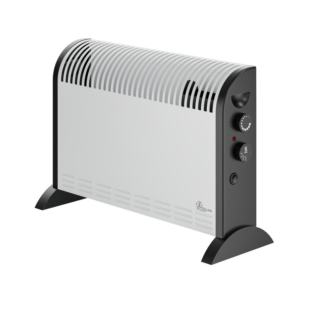Grzejnik elektryczny konwektorowy Extralink, moc 2000W, wbudowany wentylator do rozprowadzenia ciepła, 3-stopniowa regulacja, tryb turbo, LCV-06