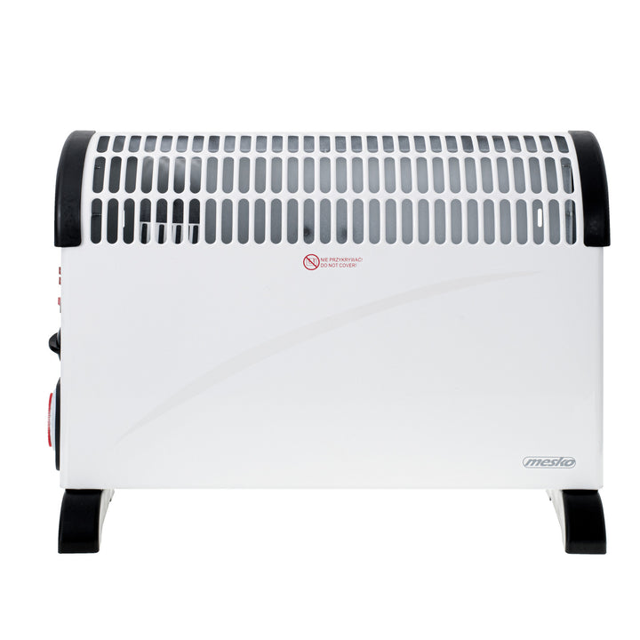 Grzejnik konwektorowy, elektryczny, termostat, 2000W, timer 24h, biały, przewód 150cm, Mesko, MS 7741W