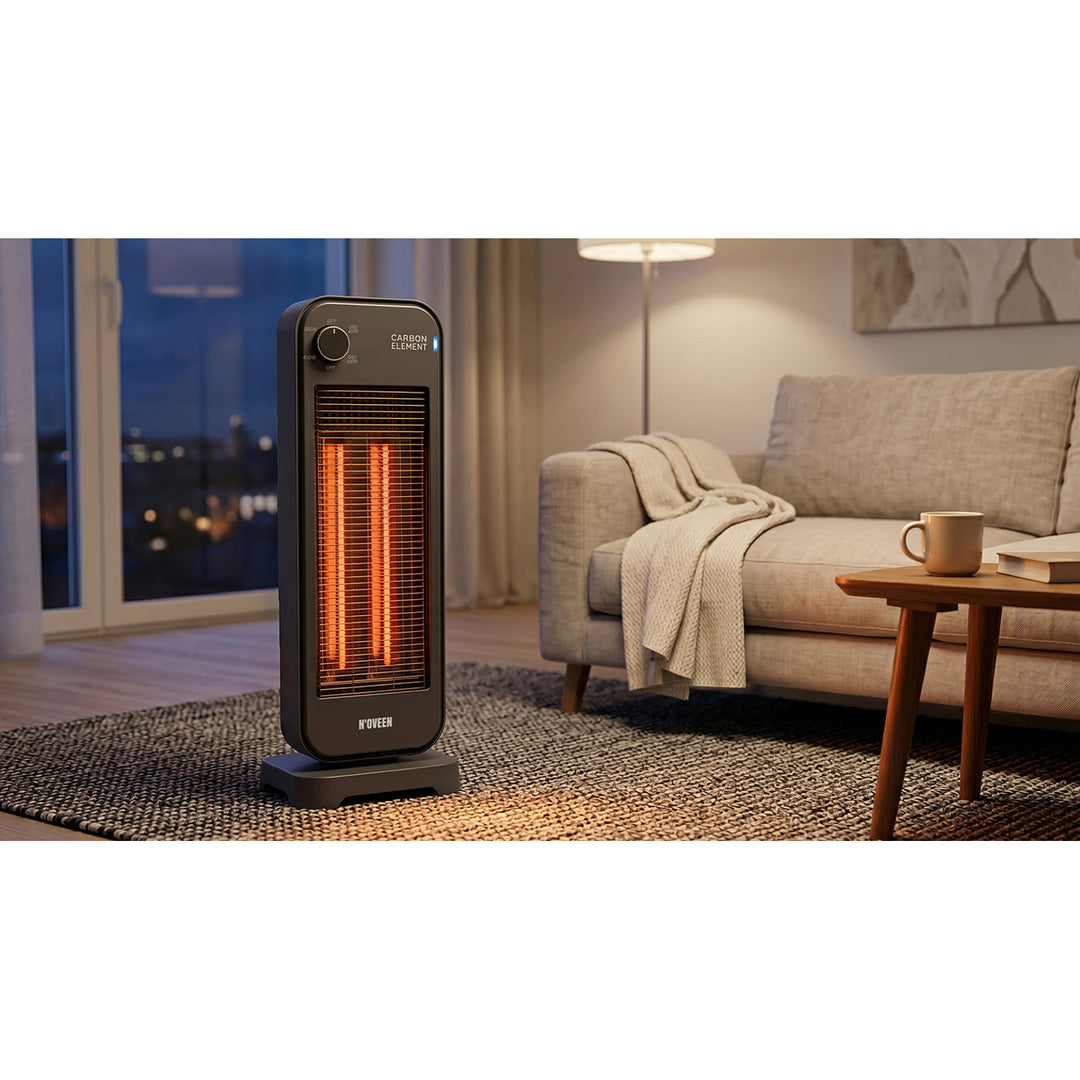 Grzejnik promiennik, podczerwień 900W, 2 poziomy grzania, Noveen