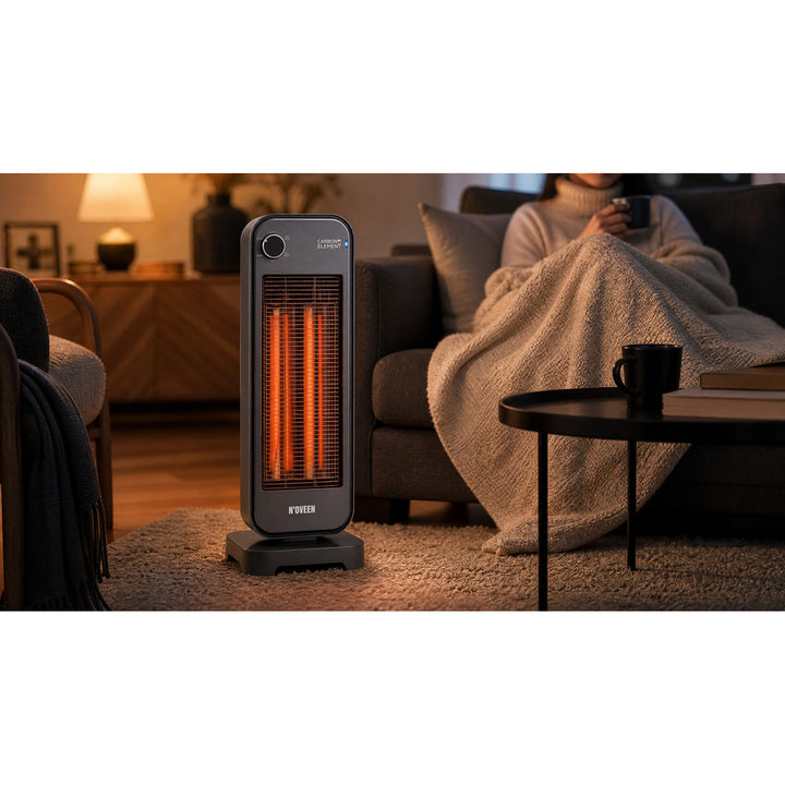 Grzejnik promiennik, podczerwień 900W, 2 poziomy grzania, Noveen
