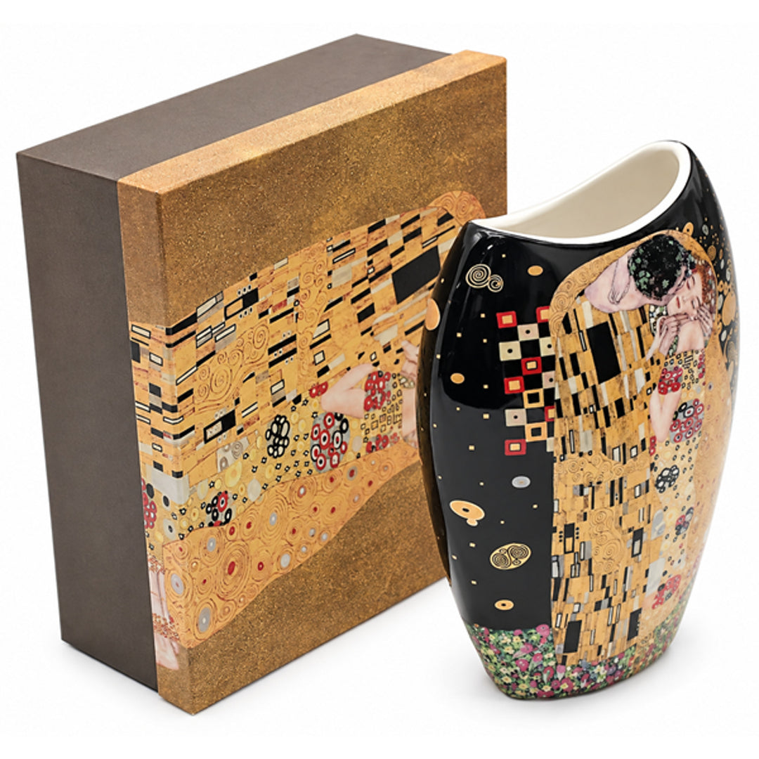 Wazon porcelanowy Gustav Klimt Pocałunek Queen Isabell