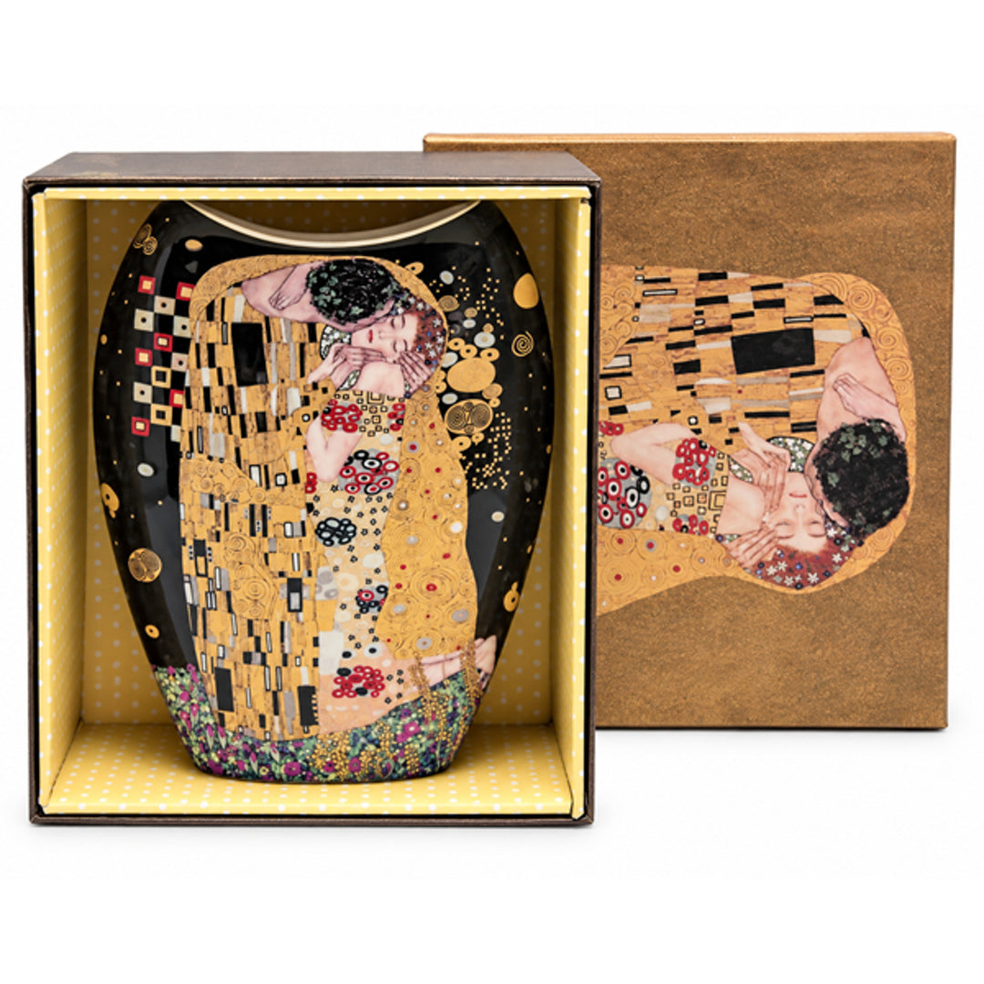 Wazon porcelanowy Gustav Klimt Pocałunek Queen Isabell