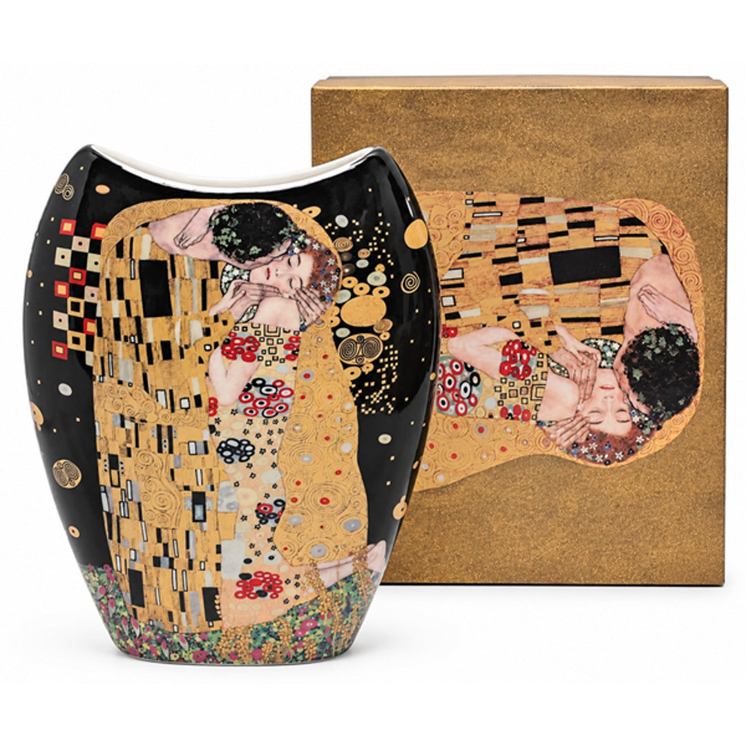 Wazon porcelanowy Gustav Klimt Pocałunek Queen Isabell