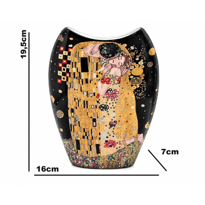 Wazon porcelanowy Gustav Klimt Pocałunek Queen Isabell