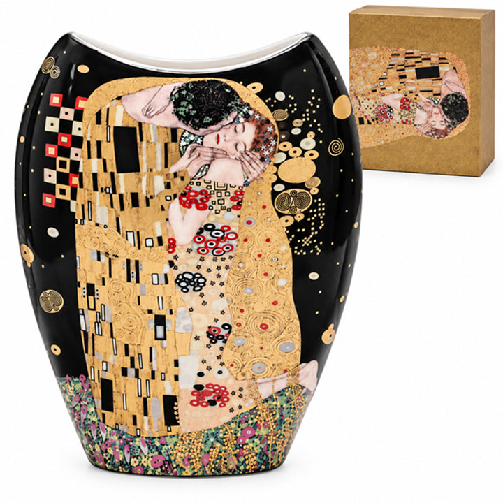 Wazon porcelanowy Gustav Klimt Pocałunek Queen Isabell