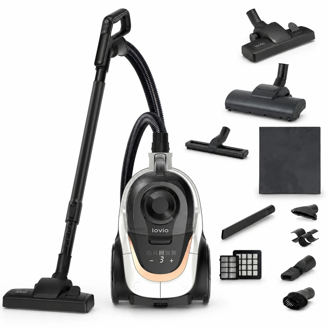 Odkurzacz bezworkowy LOVIO VacuuFlex L PRO LVCVC004 899W 3L pilot