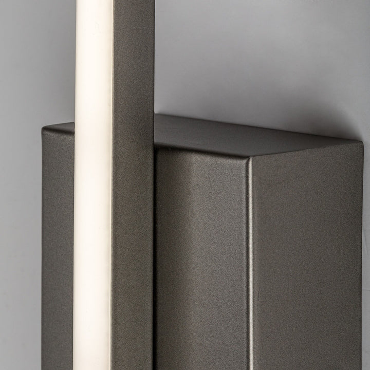 Kinkiet wewnętrzny Tilmann, gunmetal, LED 10W, 550lm, 4000K, H36cm, IP44, dotykowa, 75000