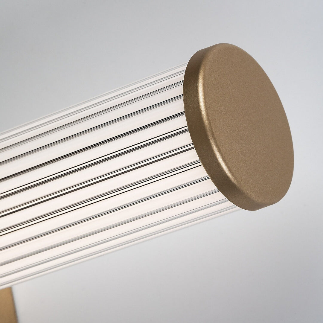 Kinkiet łazienkowy, Calyn, LED 8W, 4000K, 620lm L40cm, złoty, IP44, 75104