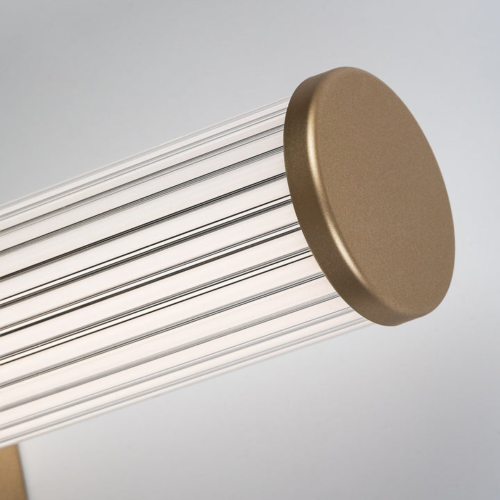 Kinkiet łazienkowy, Calyn, LED 8W, 4000K, 620lm L40cm, złoty, IP44, 75104