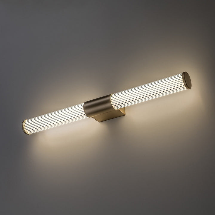 Kinkiet łazienkowy, Calyn, LED 15W, 4000K, 1450lm, L60cm, złoty, IP44, 75105