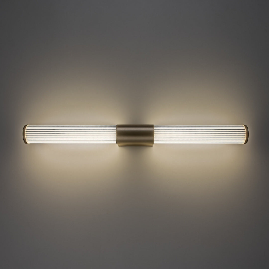 Kinkiet łazienkowy, Calyn, LED 15W, 4000K, 1450lm, L60cm, złoty, IP44, 75105