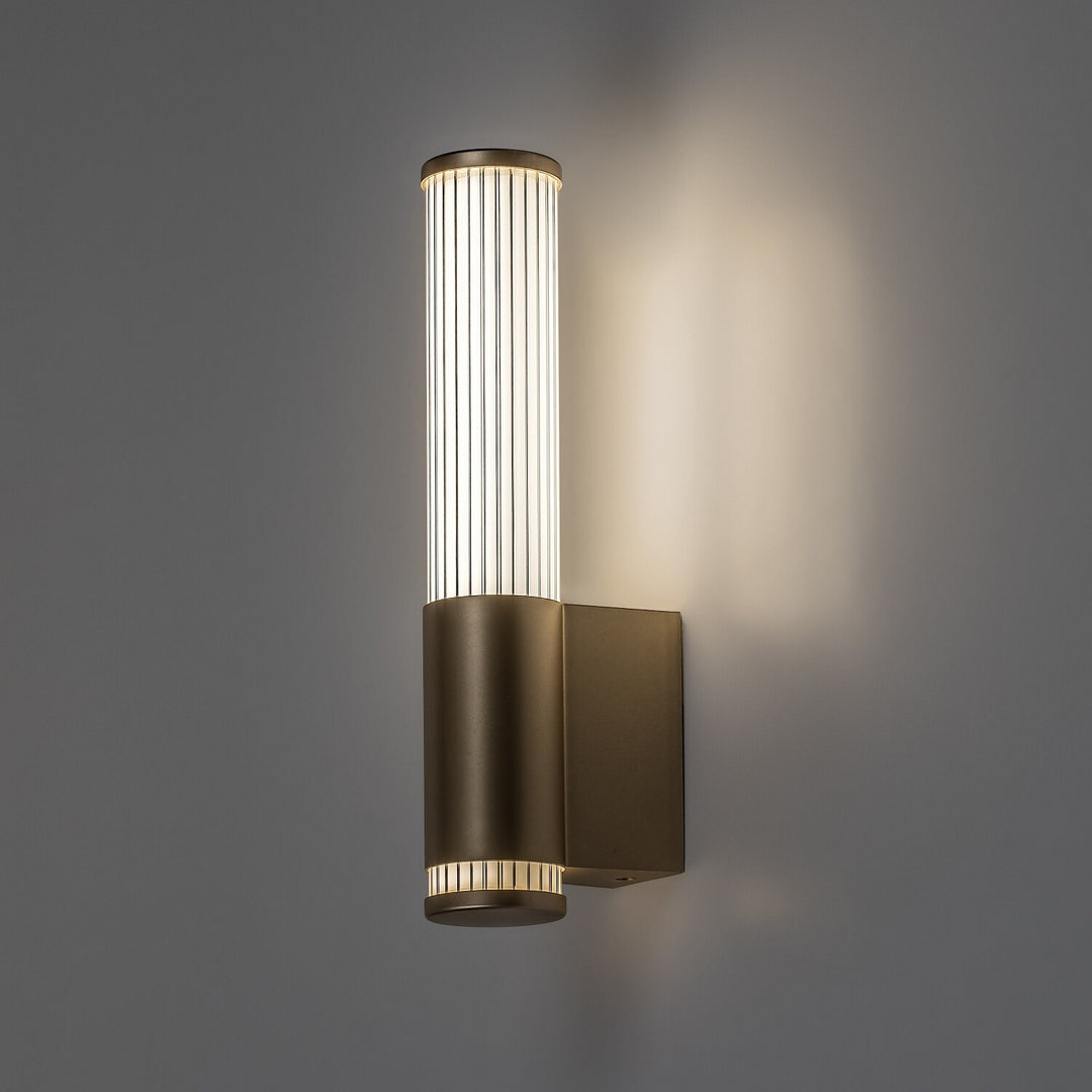 Kinkiet łazienkowy, Calyn, LED 6W, 4000K, 530lm, H29cm, złoty, IP44, 75106