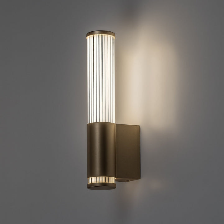 Kinkiet łazienkowy, Calyn, LED 6W, 4000K, 530lm, H29cm, złoty, IP44, 75106