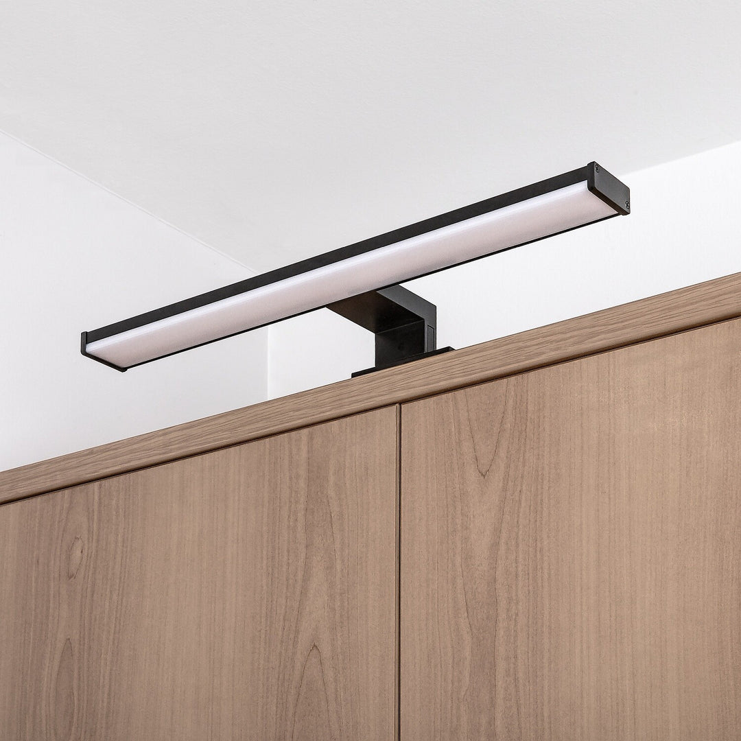 Kinkiet łazienkowy, Seyra, LED 8W, 4000K, 650lm, L40cm, czarny, IP44, 75112