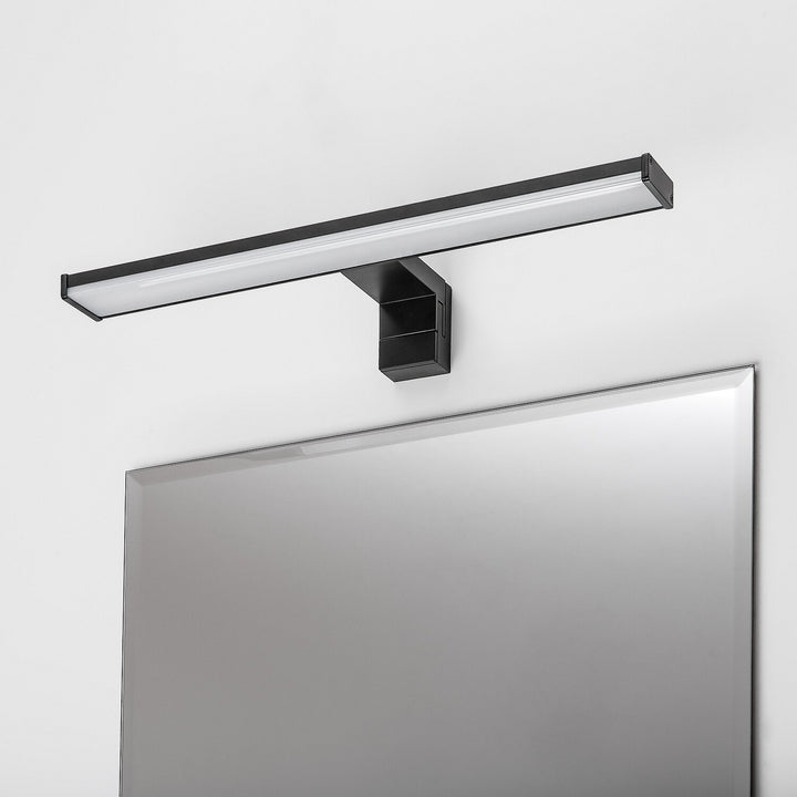 Kinkiet łazienkowy, Seyra, LED 8W, 4000K, 650lm, L40cm, czarny, IP44, 75112