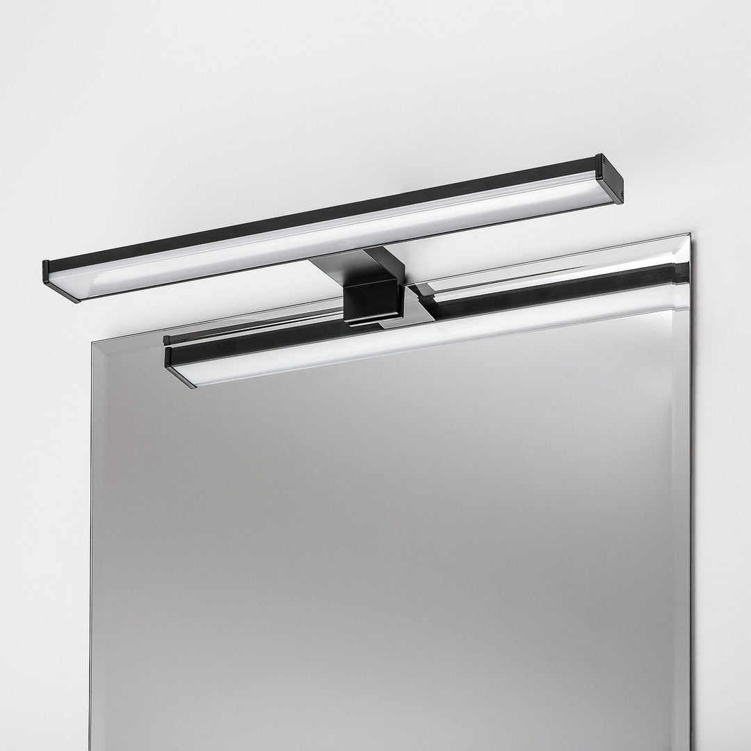 Kinkiet łazienkowy, Seyra, LED 8W, 4000K, 650lm, L40cm, czarny, IP44, 75112