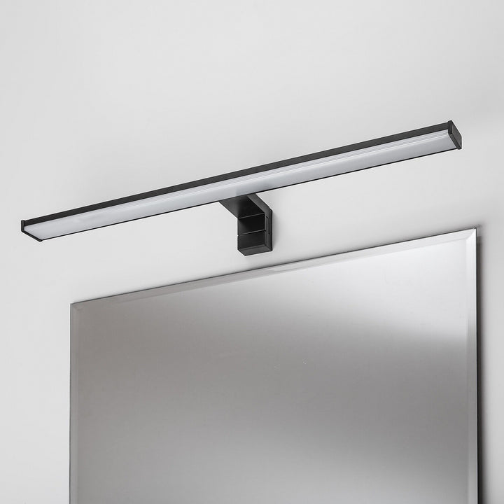 Kinkiet łazienkowy, Seyra, LED 12W, 4000K, 910lm, L60cm, czarny, IP44, 75113