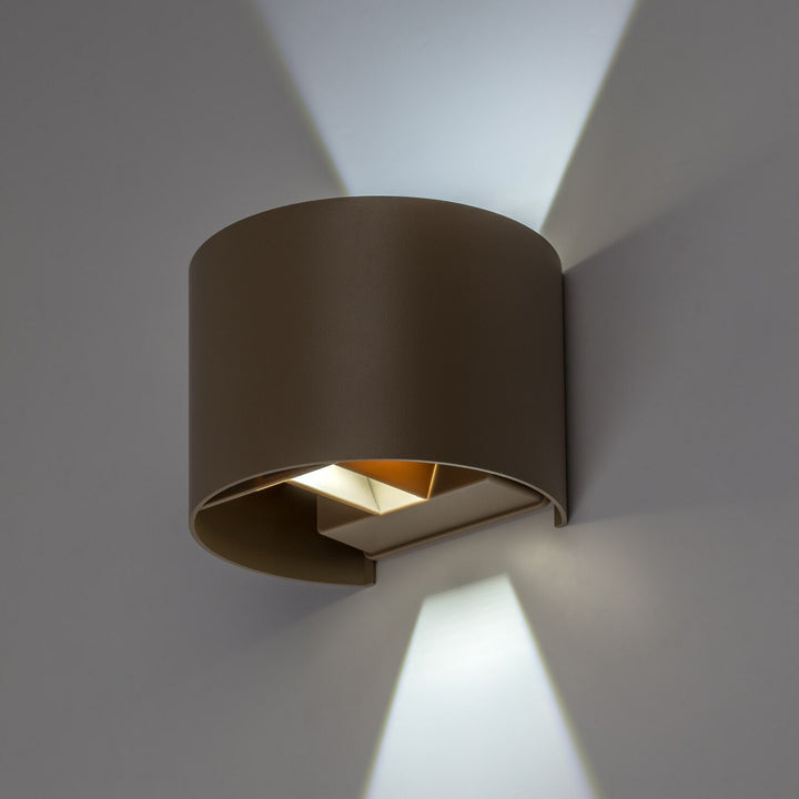 Kinkiet zewnętrzna, Virna, LED 5W, 420lm, barwa 2700,4000,6500K, IP54, szary-beż, 77217