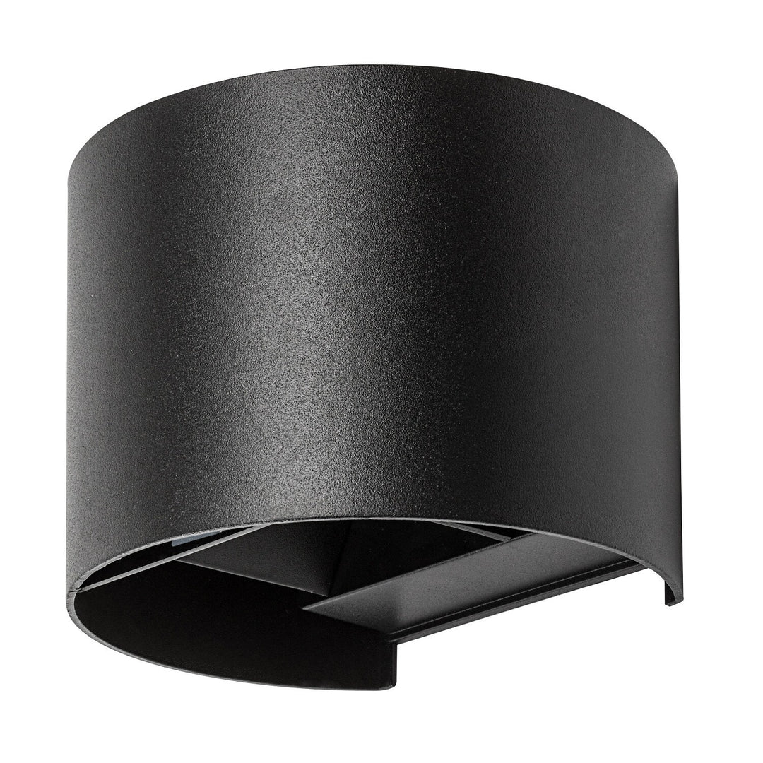 Kinkiet zewnętrzny, Virna, LED 5W, 420lm, barwa 2700,4000,6500K, IP54, czarny, 77218