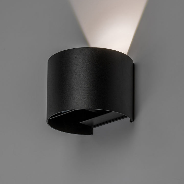 Kinkiet zewnętrzny, Virna, LED 5W, 420lm, barwa 2700,4000,6500K, IP54, czarny, 77218