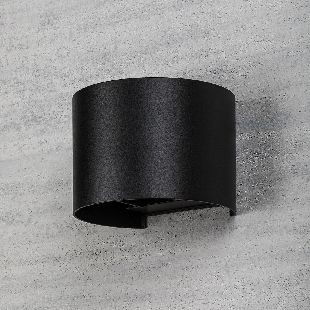 Kinkiet zewnętrzny, Virna, LED 5W, 420lm, barwa 2700,4000,6500K, IP54, czarny, 77218
