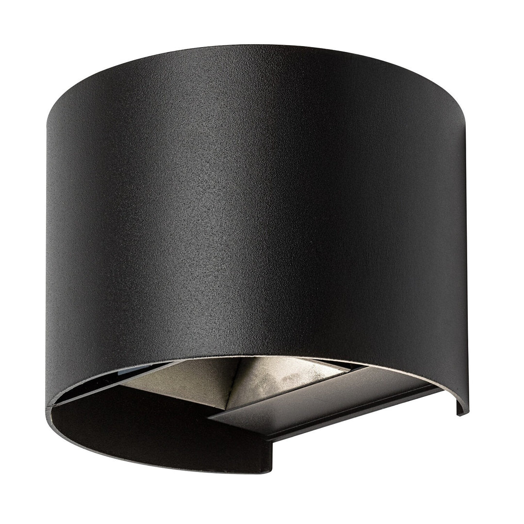 Kinkiet zewnętrzny, Virna, LED 5W, 420lm, barwa 2700,4000,6500K, IP54, czarny, 77218
