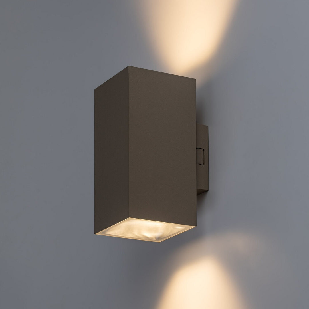 Kinkiet zewnętrzny, Urfa, LED 18W, 1800lm, barwa 2700, 4000, 6500K, H16cm, IP65, szary-beż, 77215