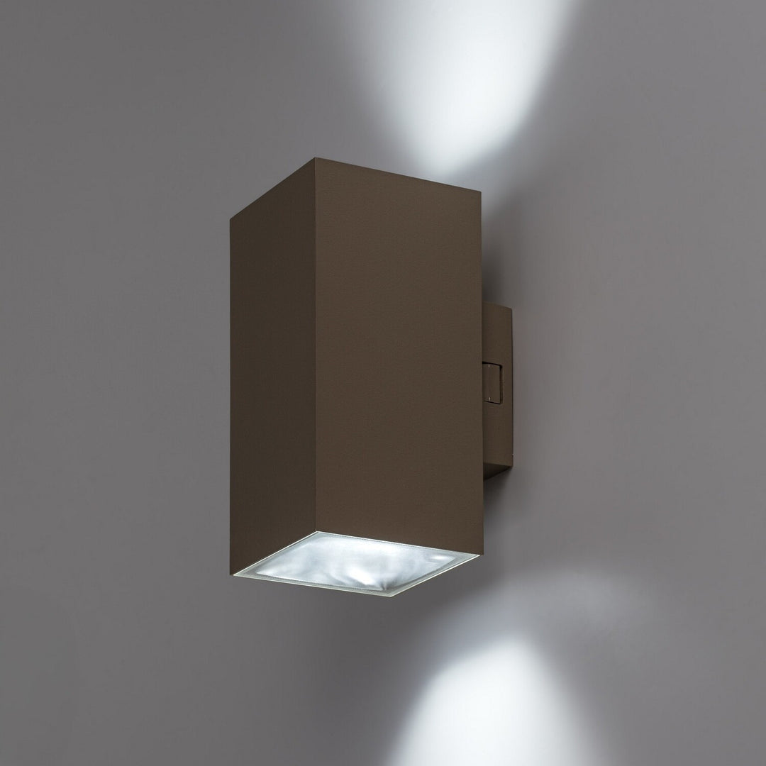 Kinkiet zewnętrzny, Urfa, LED 18W, 1800lm, barwa 2700, 4000, 6500K, H16cm, IP65, szary-beż, 77215