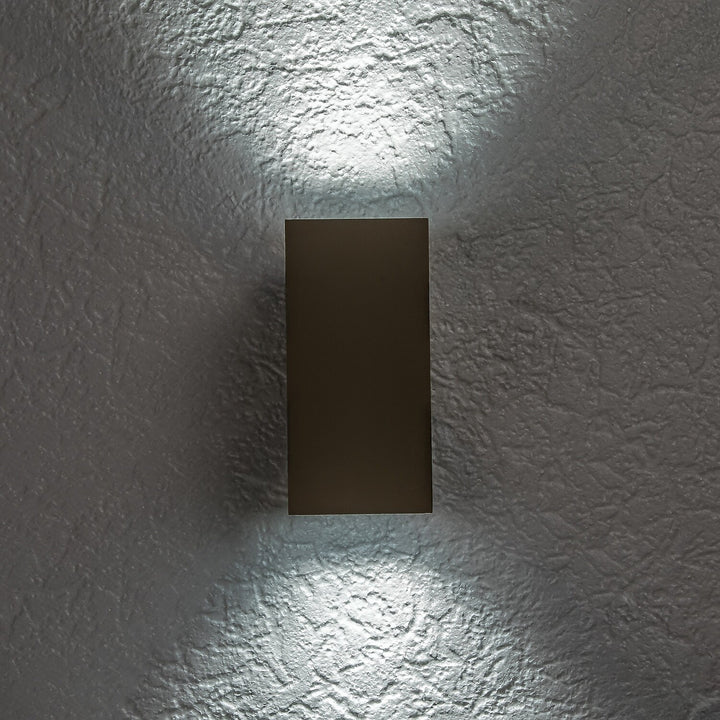 Kinkiet zewnętrzny, Urfa, LED 18W, 1800lm, barwa 2700, 4000, 6500K, H16cm, IP65, szary-beż, 77215