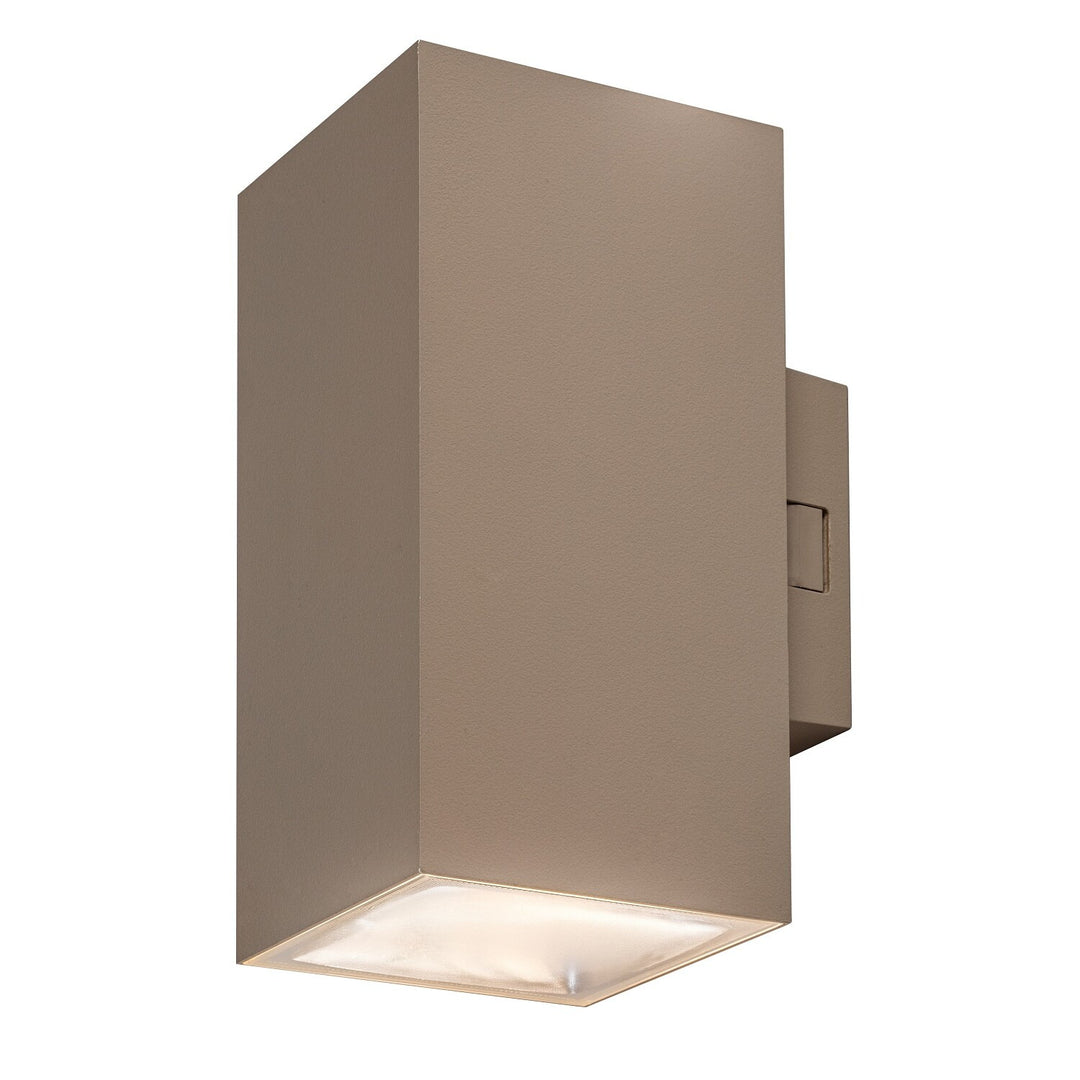 Kinkiet zewnętrzny, Urfa, LED 18W, 1800lm, barwa 2700, 4000, 6500K, H16cm, IP65, szary-beż, 77215