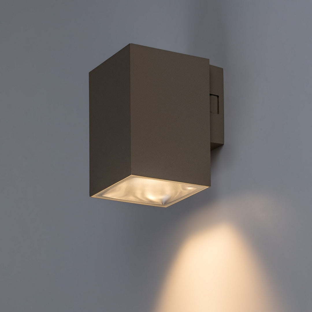Kinkiet zewnętrzny, Urfa, LED 9W, 900lm, barwa 2700,4000,6500K, H11,5cm, IP65, szary-beż, 77216