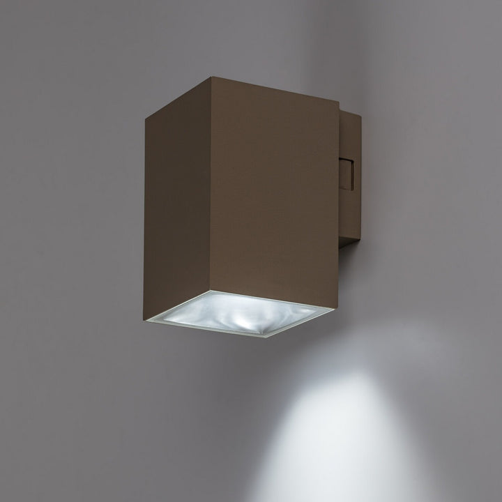 Kinkiet zewnętrzny, Urfa, LED 9W, 900lm, barwa 2700,4000,6500K, H11,5cm, IP65, szary-beż, 77216