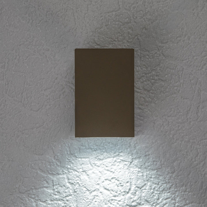 Kinkiet zewnętrzny, Urfa, LED 9W, 900lm, barwa 2700,4000,6500K, H11,5cm, IP65, szary-beż, 77216
