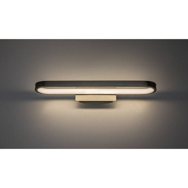 Kinkiet łazienkowy, Odran, LED15W, 1200lm, 4000K, L40cm, gunmetal, IP44, 75114