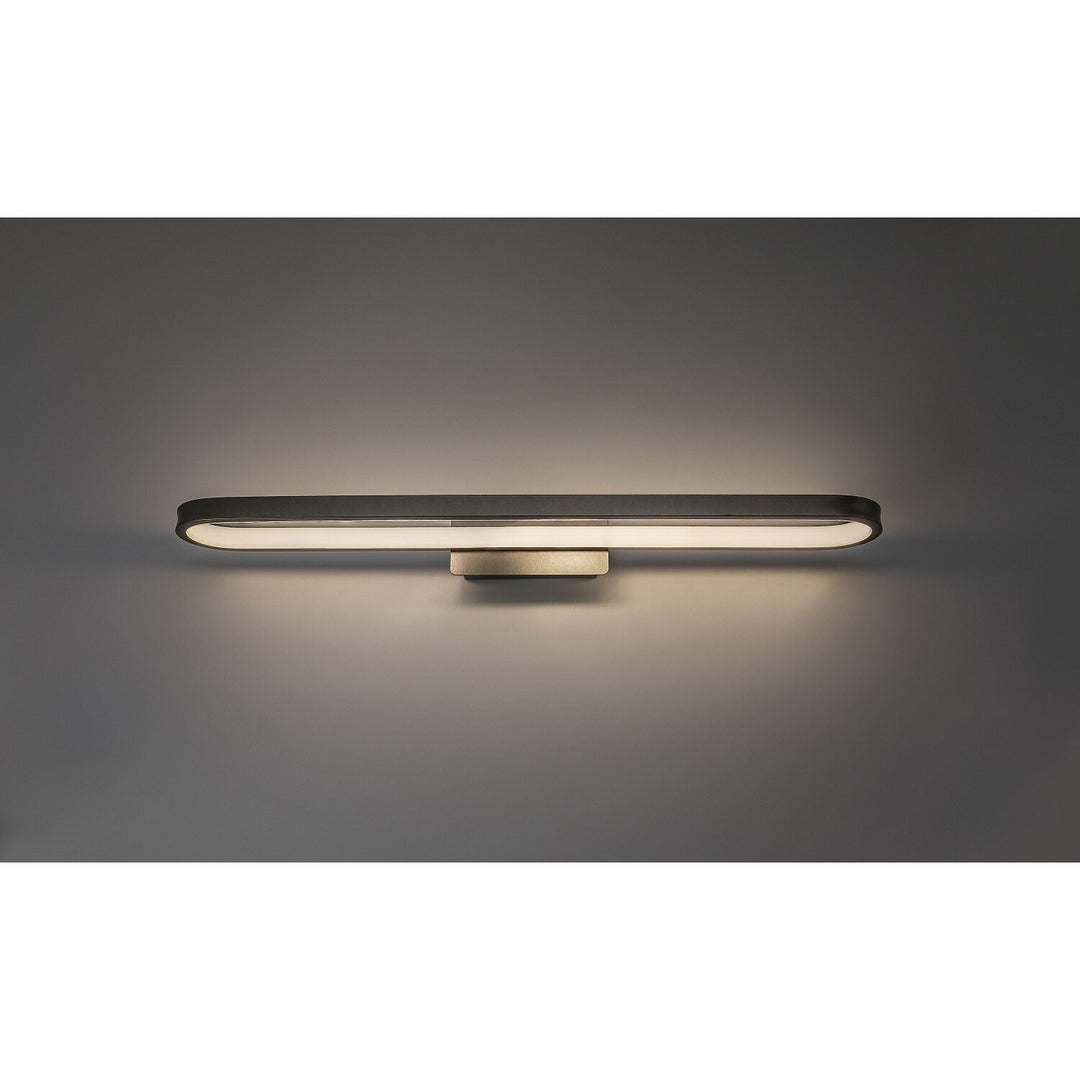 Kinkiet łazienkowy, Odran, LED 18W, 1350lm, 4000K, L60cm, gunmetal, IP44, 75115