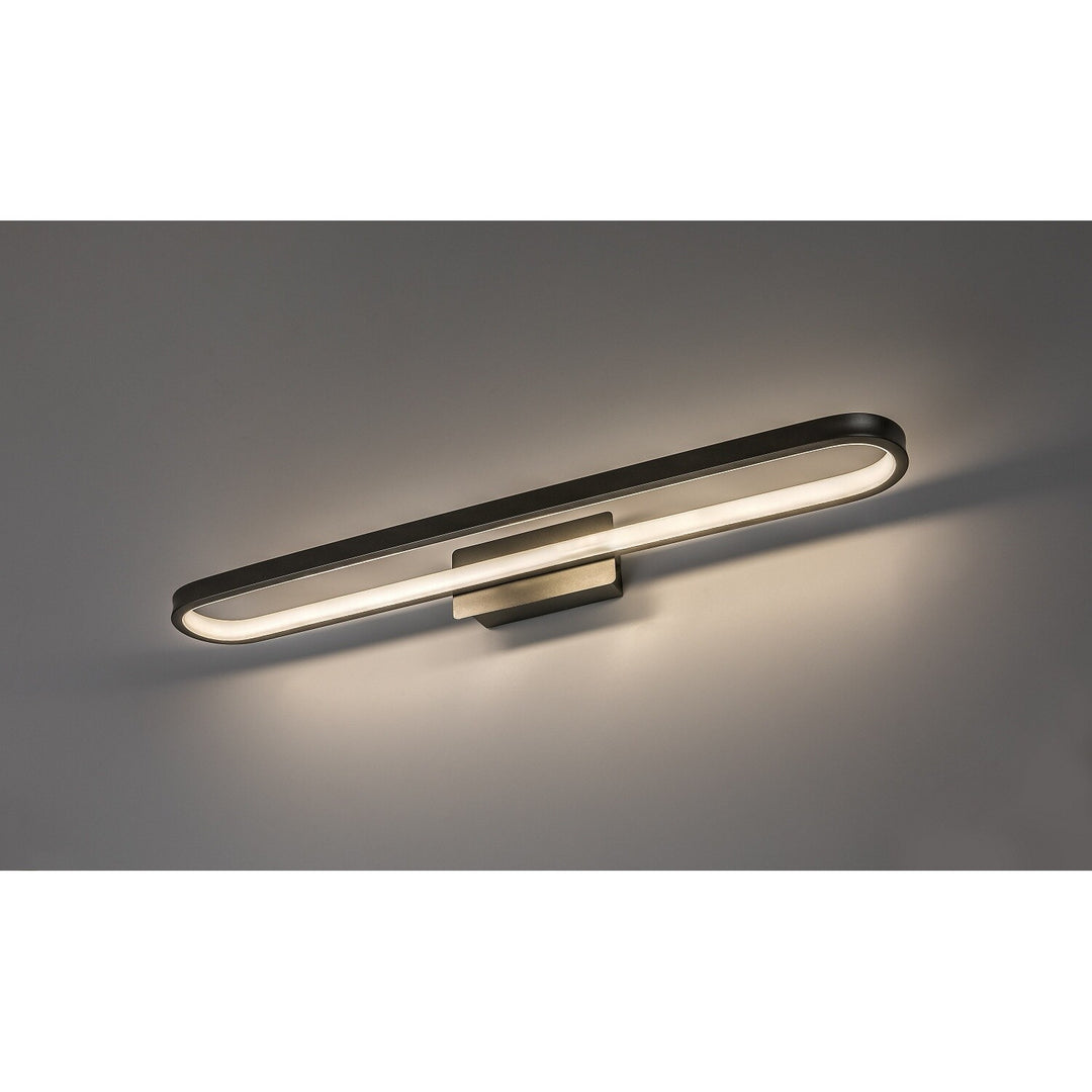 Kinkiet łazienkowy, Odran, LED 18W, 1350lm, 4000K, L60cm, gunmetal, IP44, 75115